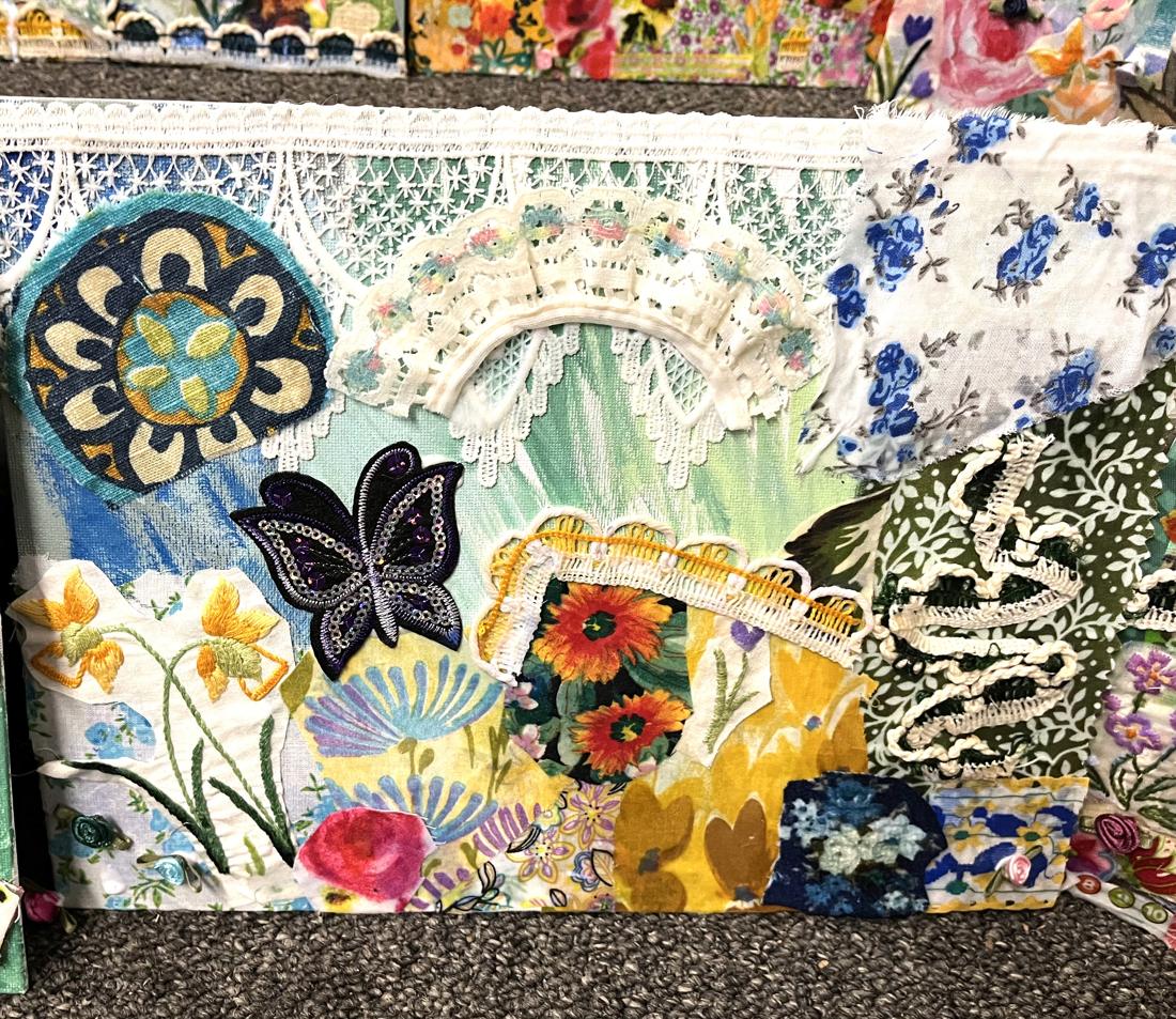 Crafters using Scorch Marker products at the Wildflower Conference