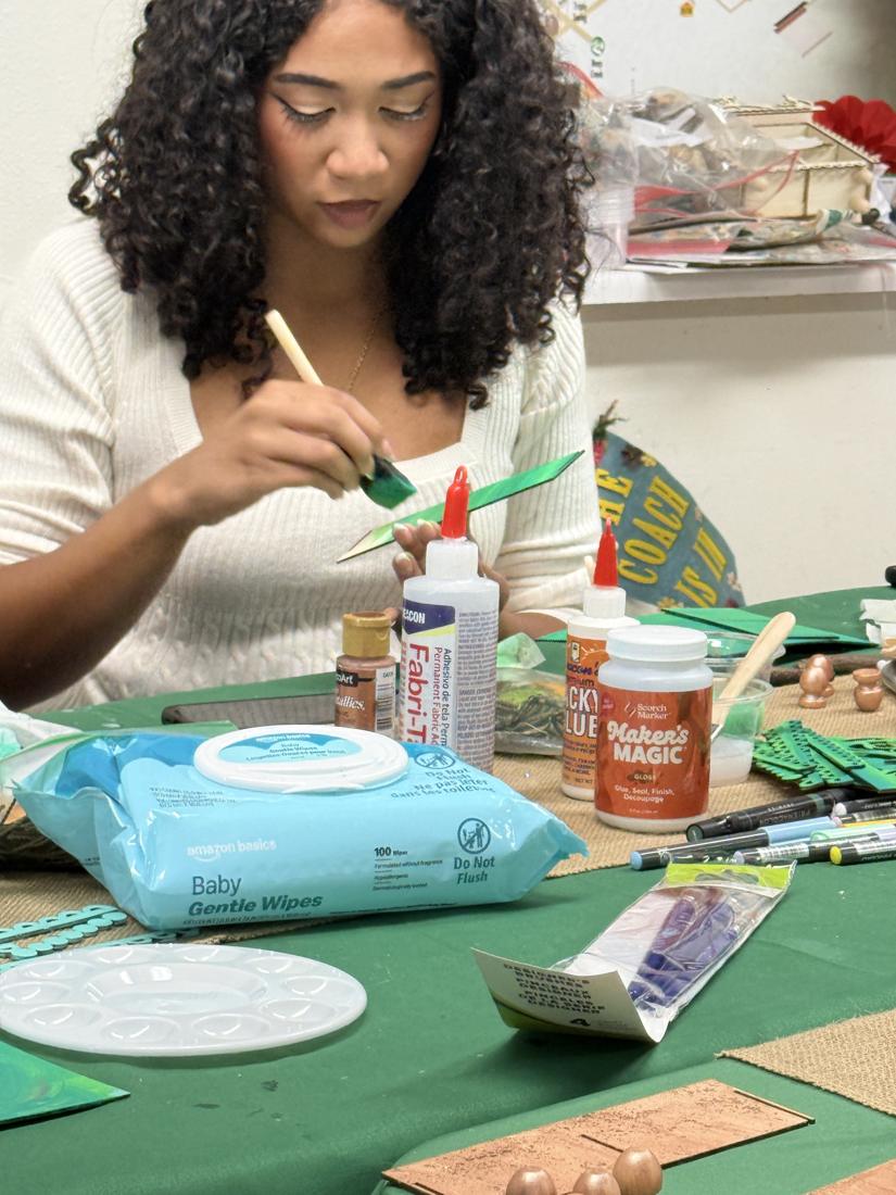 Crafters using Scorch Marker products at the Wildflower Conference