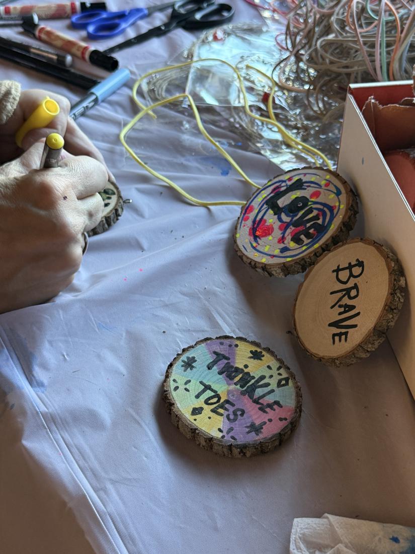 Crafters using Scorch Marker products at the Wildflower Conference
