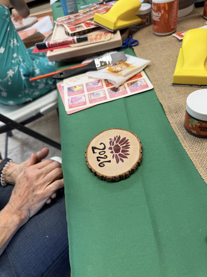 Crafters using Scorch Marker products at the Wildflower Conference