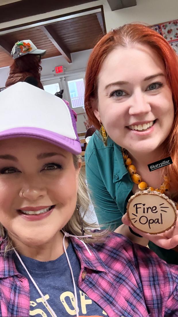 Crafters using Scorch Marker products at the Wildflower Conference