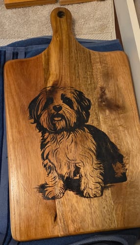 Customer photo: Mesh Stencils by Barbara B.