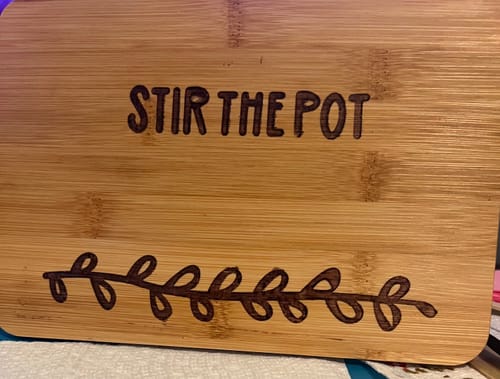 Customer photo: Mesh Stencils by Rebecca S.