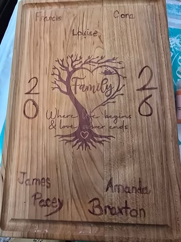 Customer photo: Cutting Board Kits by AMANDA H.
