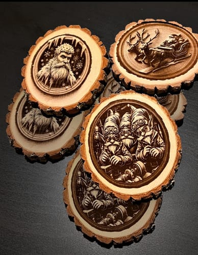 Customer photo: Wood Ornament Kit by Louis B.