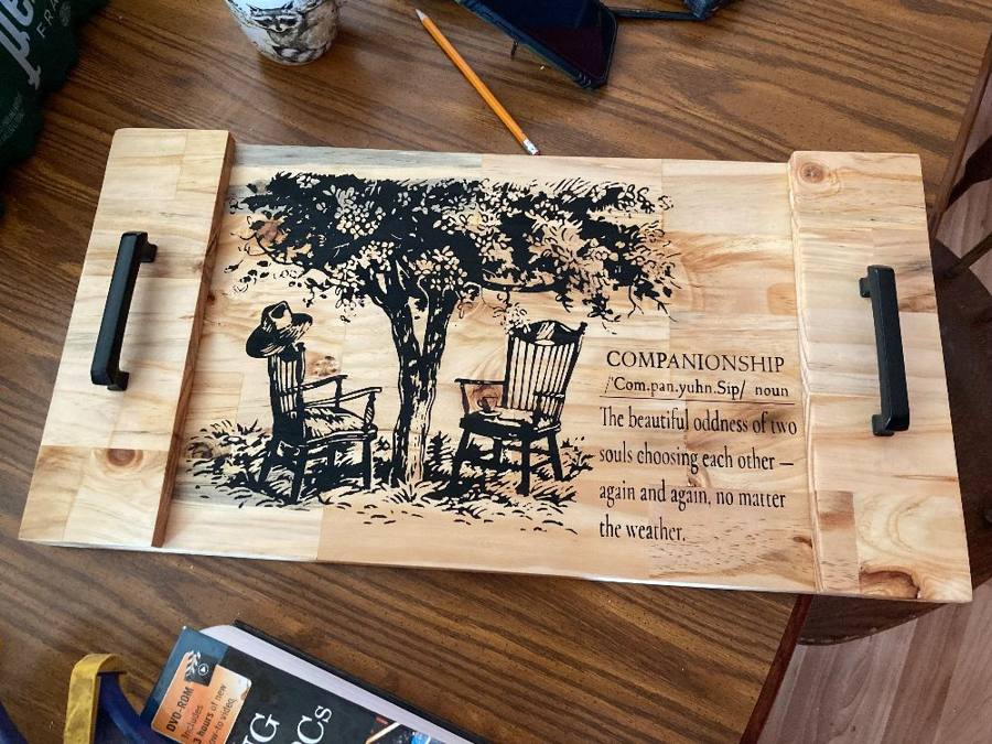 Wood burning project made with Scorch Marker by Amanda