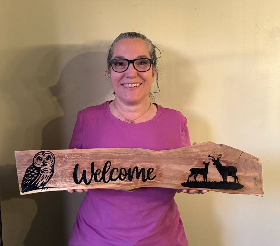 Wood burning project made with Scorch Marker by Chantal St-Amour Kelly
