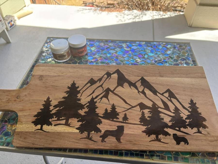 Wood burning project made with Scorch Marker by Denise Herring McGrath