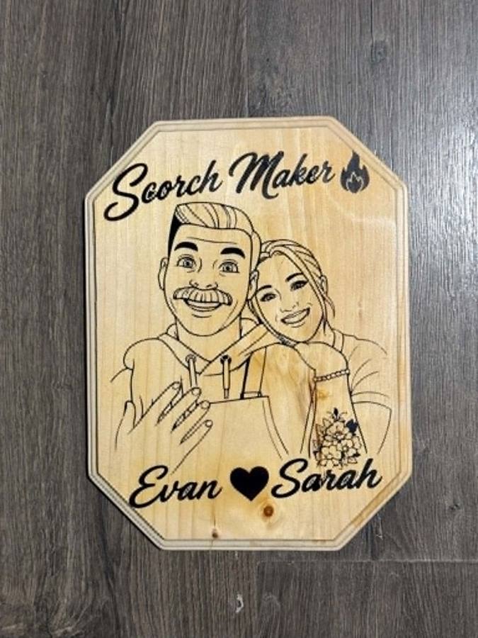 Wood burning project made with Scorch Marker by guero