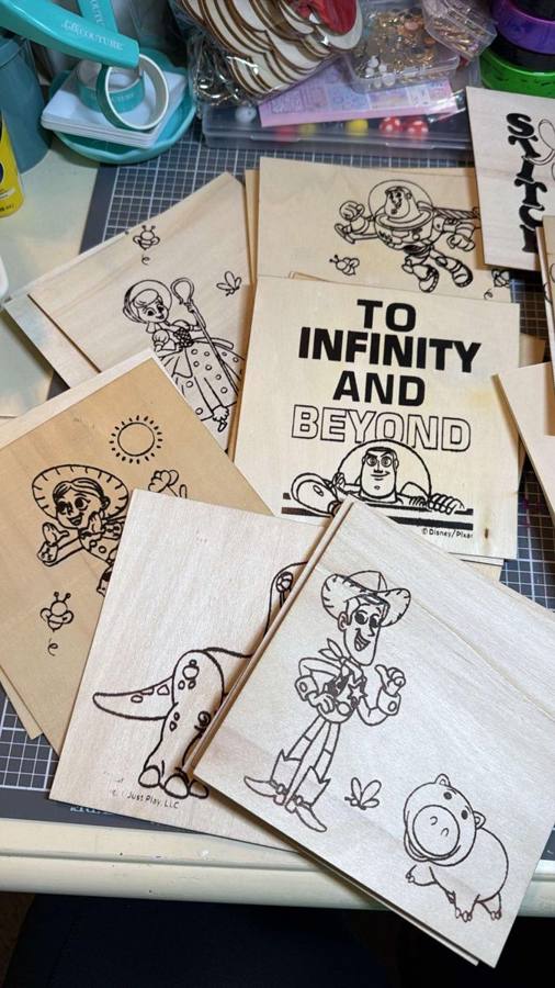 Wood burning project made with Scorch Marker by It's a chalk thing