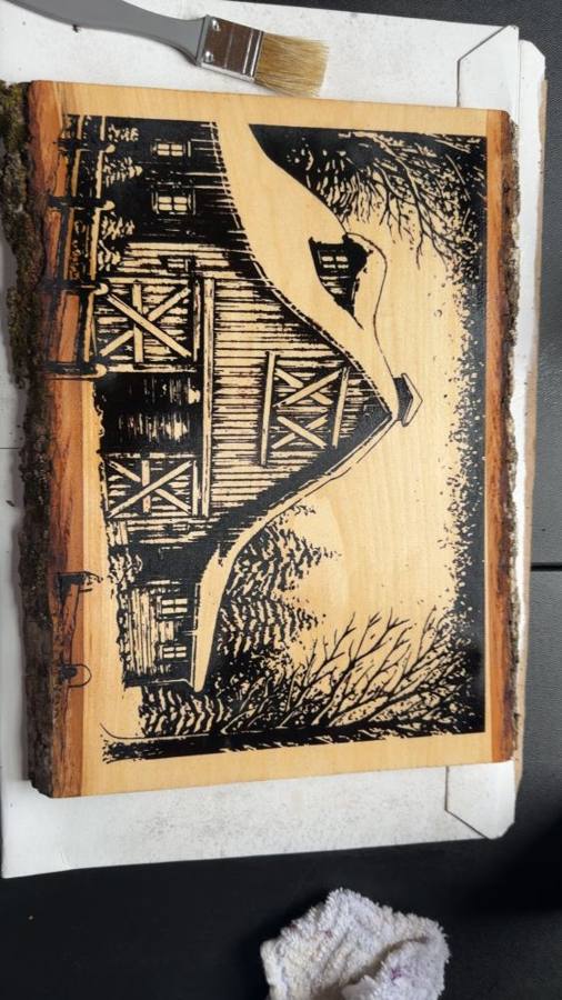 Wood burning project made with Scorch Marker by Kenneth Duncan