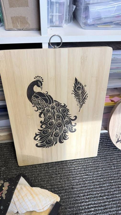 Wood burning project made with Scorch Marker by Lesley Heather Carter