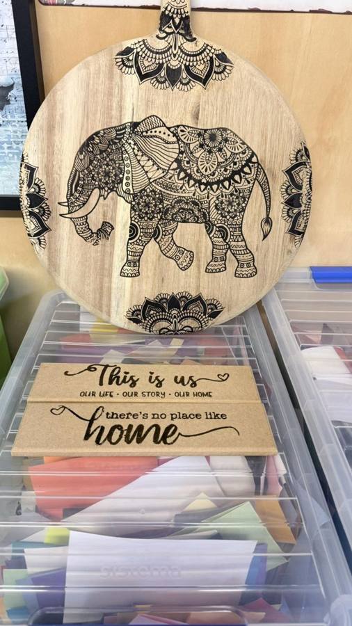 Wood burning project made with Scorch Marker by Lesley Heather Carter