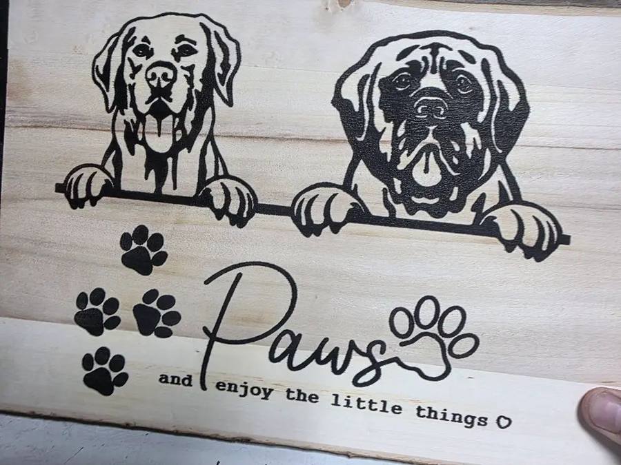 Wood burning project made with Scorch Marker by Russell Warland