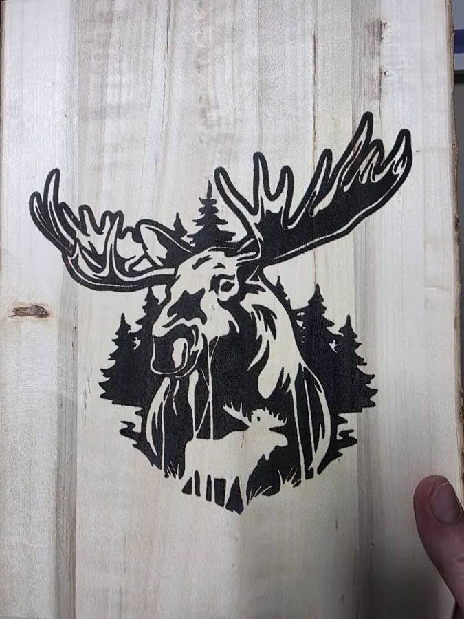 Wood burning project made with Scorch Marker by Russell Warland