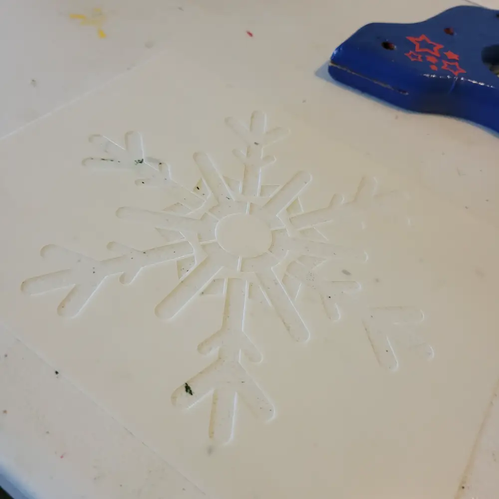 Customer photo: Mesh Stencils by Bonnie Reilly