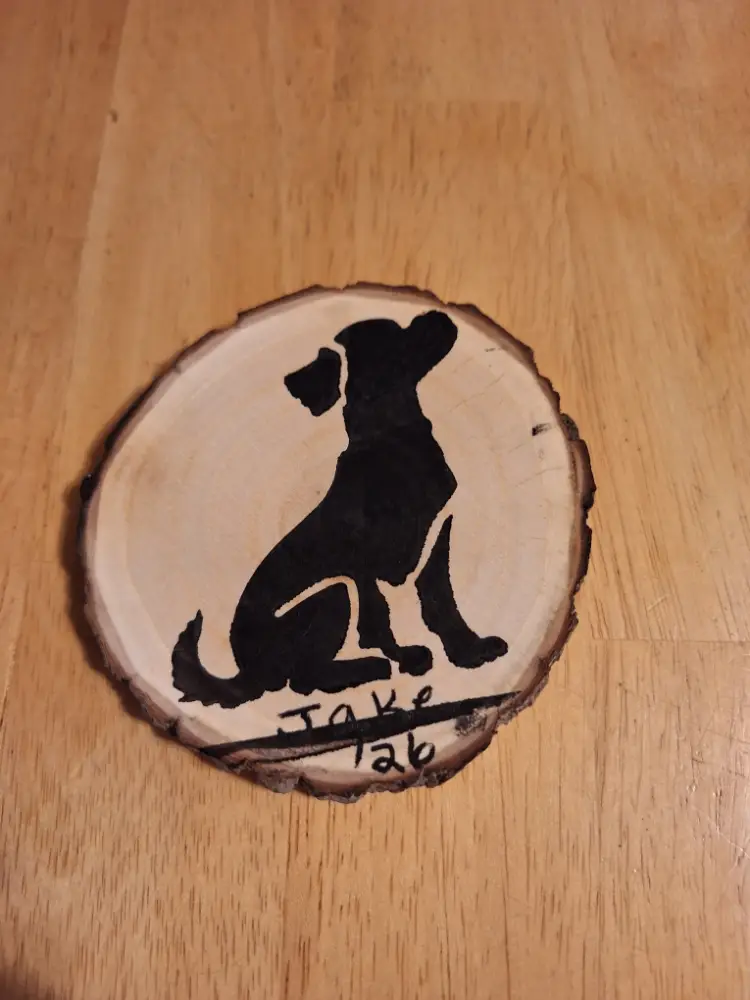 Customer photo: Wood Ornament Kit by Wendy Renaud